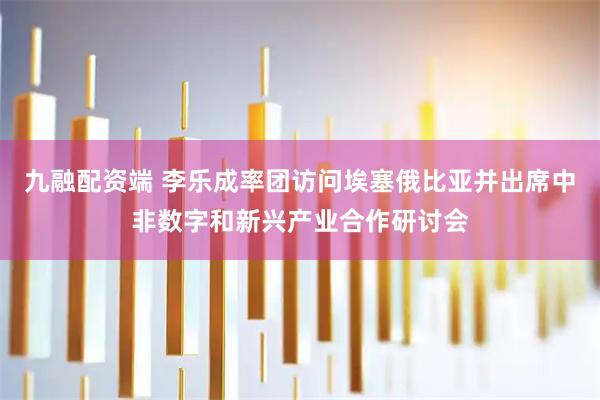 九融配资端 李乐成率团访问埃塞俄比亚并出席中非数字和新兴产业合作研讨会